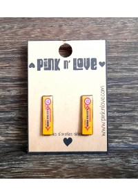 Boucles d'Oreilles Pink n' Love - Gomme Miss Fruity